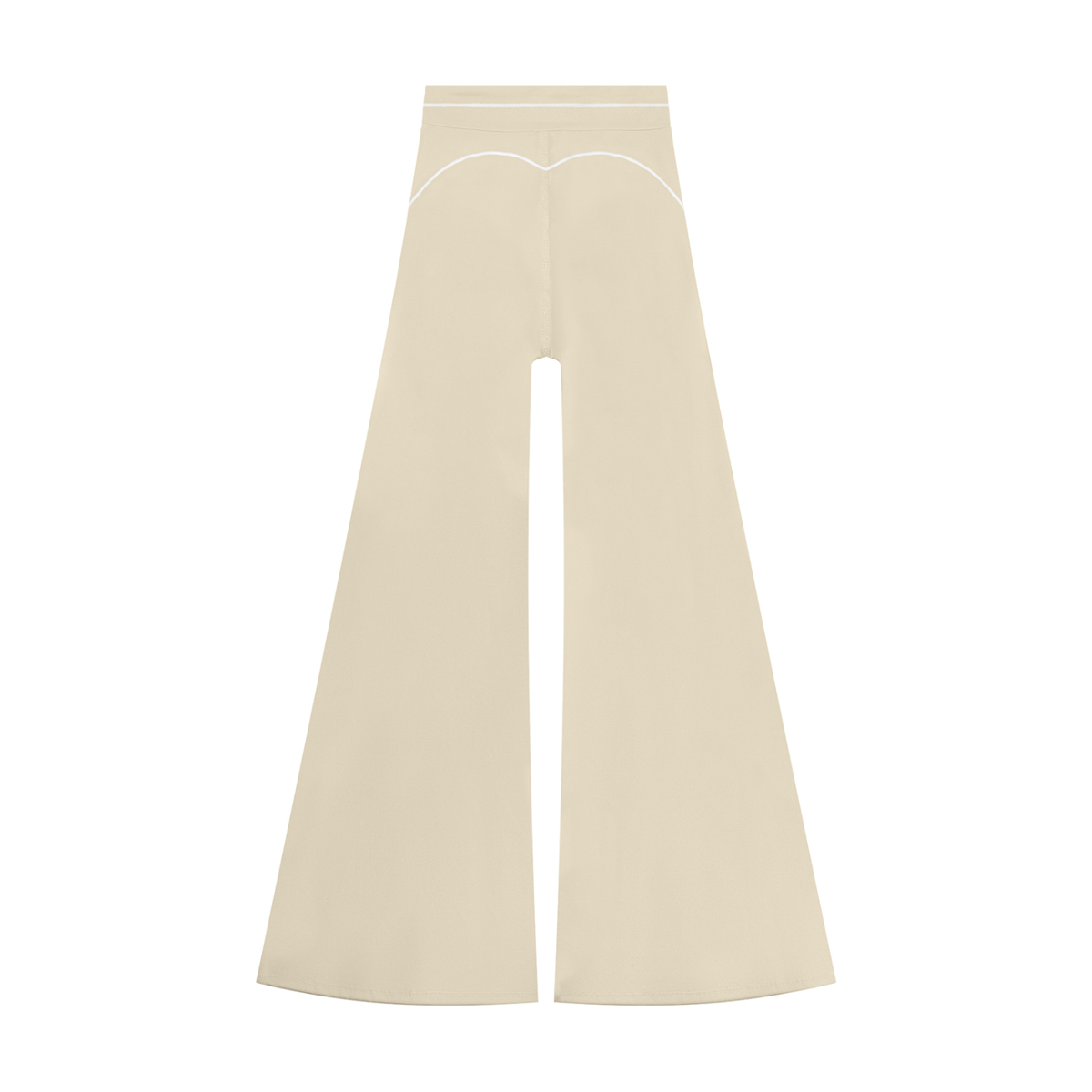 pants,bottoms,cream,flare,womens